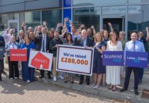 Scotmid has raised an incredible £288,000 for Maggie's to support people with cancer and their family and friends.