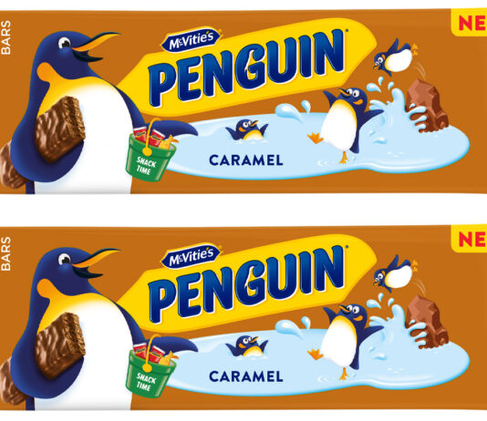 Penguins are not just black and white, they’re also caramel! McVitie's is launching a caramel version of its classic Penguin buscuit.