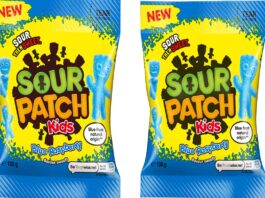 Jelly sweets brand Sour Patch Kids has unveiled its new lip-smacking variant with Blue Raspberry flavour.