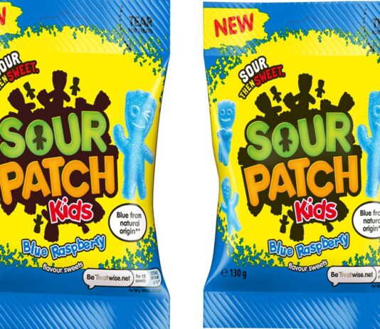 Patch in sour tastes and feel blue Jelly sweets brand Sour Patch Kids has unveiled its new lip-smacking variant with Blue Raspberry flavour.