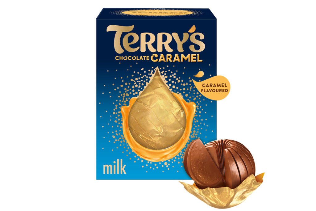 Terry's has launched a Chocolate Caramel Ball.