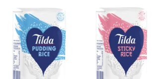 Tilda has introduced its new Sticky Rice and Pudding Rice options.