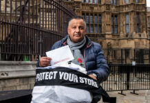 Retailers would close shops if Tobacco & Vapes Bill becomes law Paul Cheema, founder of C-Talk, stands in front of Westminster with a bag of signed letters from retailers against the Tobacco & Vapes Bill.