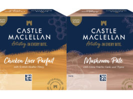 Castle MacLellan builds artisan foods range with new Pâté and Parfait Pack shots of Castle MacLellan Chicken Liver Parfait and Mushroom Pâté.