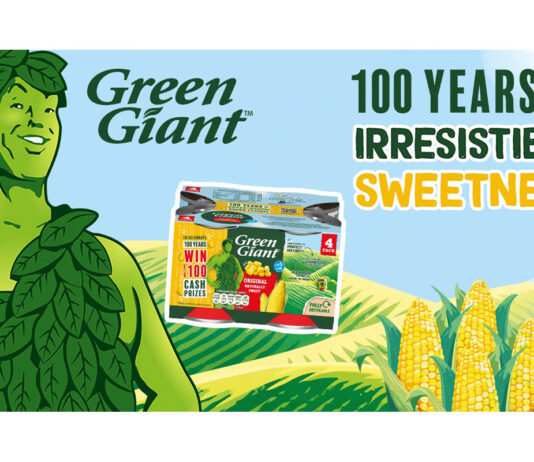 Green Giant marks 100 years of Jolly mascot with on-pack promo