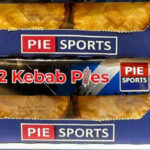 Pie Sports expands listings for Kebab Pies packs Shelves of Pie Sports' Kebab Pies inside a store.