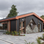 Loch Lomond Group opens the new Luss Distillery Exterior shot of the Loch Lomond Group's Luss Distillery in Loch Lomond.