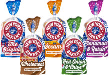 New York Bakery introduces Christmas packs for bagels range Pack shots of the Christmas 2025 designs for the New York Bakery bagel range.