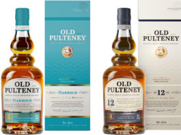 Bring Scotland’s northern costs to shoppers with Old Pulteney whisky Pack shots of Old Pulteney 12 Years Old and Old Pulteney Harbour.