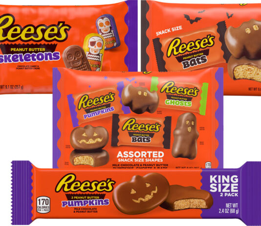 Reese’s makes a frightful return for Halloween with a chance to win tickets to Scream 7 Reese's Halloween range for 2025 with pack shots of Reese's Peanut Butter Skeletons, Reese's Snack Size Peanut Butter Bats, Reese's Assorted Snack Size Shapes and Reese's King Size Peanut Butter Pumpkins.