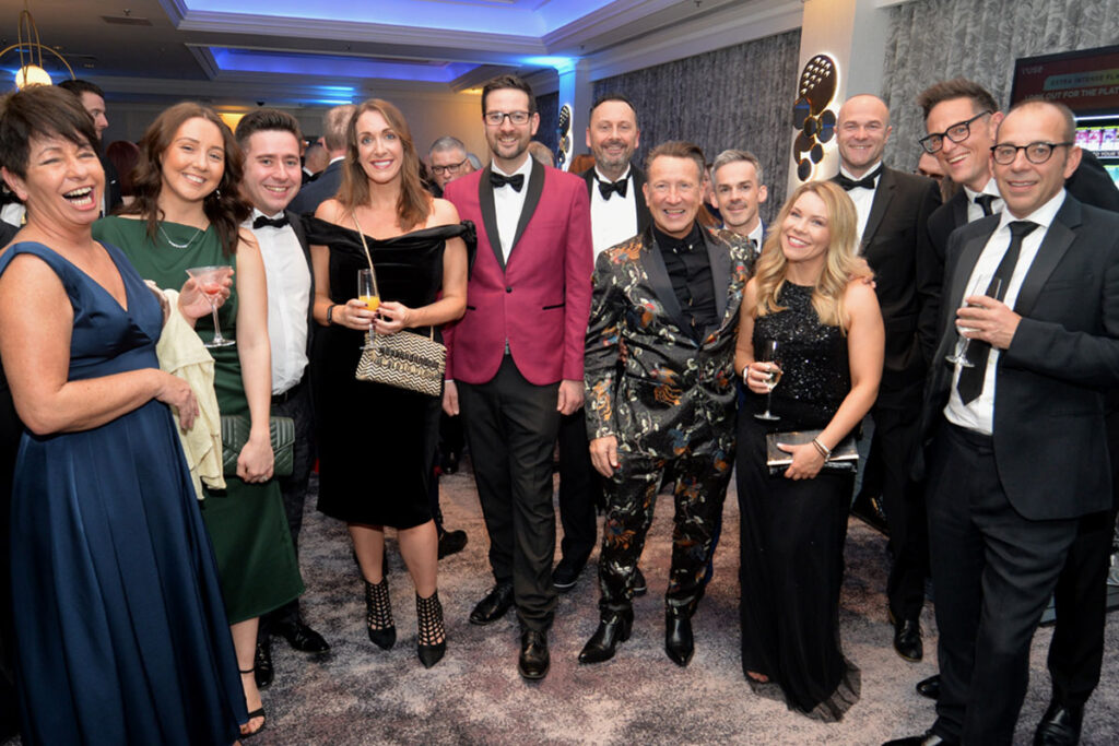 A group of people attending the Scottish Grocer Awards 2024.
