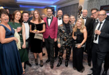 A group of people attending the Scottish Grocer Awards 2024.