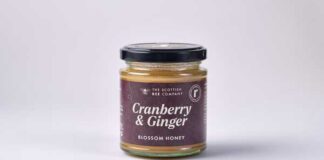 Scottish Bee unveils Christmas Cranberry & Ginger Honey