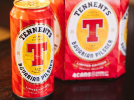 Tennent’s opens up ‘The Vault’ for new Bavarian Pilsner launch A can of Tennent's Bavarian Pilsner stands next to a four-pack of the beer on a table.