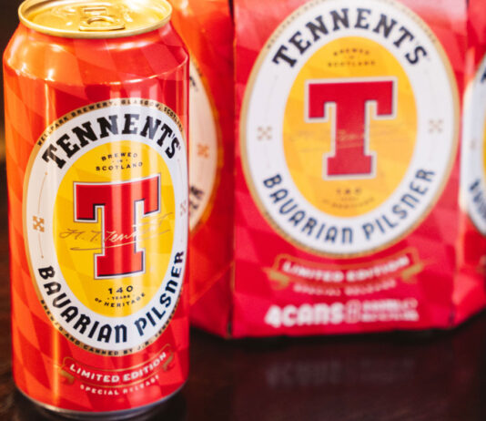 Tennent’s opens up ‘The Vault’ for new Bavarian Pilsner launch A can of Tennent's Bavarian Pilsner stands next to a four-pack of the beer on a table.
