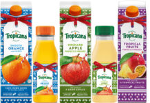 Tropicana rolls out range of festive pack designs for Christmas Pack shots of Tropicana juices in the 2025 festive designs with Tropicana Smooth Orange 900ml carton, Tropicana Smooth Orange 250ml bottle, Tropicana Orchard Apple 900ml carton, Tropicana Orchard Apple 250ml bottle and Tropicana Tropical Fruits 900ml carton.