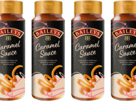 Baileys Caramel Sauce lands in Spar Scotland stores Pack shots of Baileys Caramel Sauce bottles.