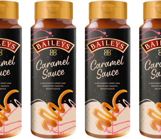 Baileys Caramel Sauce lands in Spar Scotland stores Pack shots of Baileys Caramel Sauce bottles.