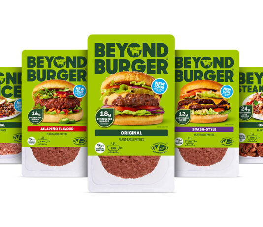 Beyond Meat unveils new packaging for plant-based food range Pack shots of 2025 redesign for Beyond Meat's range of plant-based foods.