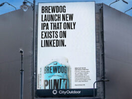 BrewDog unveils new ‘What have BrewDog done now’ marketing campaign A digital billboard with the 2025 BrewDog campaign 'What Have BrewDog Done Now?'.