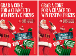 Coca-Cola spreads festive joy in Christmas 2025 giveaway Promotional image for CCEP's Christmas campaign for Coca-Cola.