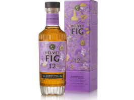 Wemyss Family Spirits unveils return of Velvet Fig series with a 12 Year Old dram Pack shot of Weymss Malts Velvet Fig 12 Years Old bottle with the outer case behind the bottle.