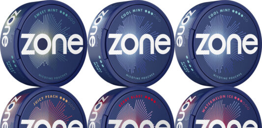 Imperial Brands moves into the nicotine pouch Zone Pack shots of Zone nicotine pouches.
