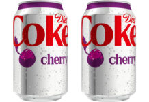 Diet Coke adds permanent Cherry variant Pack shots of Diet Coke Cherry cans.