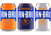 Irn-Bru unveils new design in major revamp Pack shots of the new look Irn-Bru range from 2025 including Irn-Bru, Irn-Bru Zero and Diet Irn-Bru.