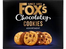 Fox’s Cookies Assortment joins core range Pack shot of Fox's Chocolatey Cookies.