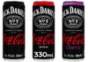 Jack Daniel’s & Coca-Cola launches new slimline can format Pack shots of the new slimline can format for Jack Daniel's & Coca-Cola range of RTDs.