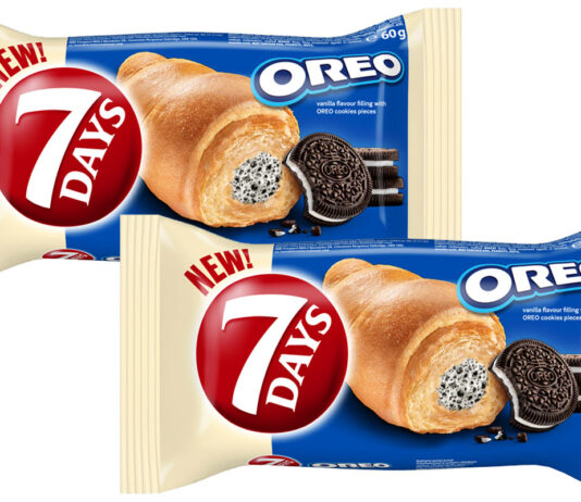 7 Days Croissant bakes up new Oreo flavour Pack shots of 7 Days Oreo Croissant.