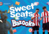 Bazooka Candy launches on-pack partnership with Brentford FC Promotional image for the partnership between Bazooka Candy and Brentford FC with the Bazooka moose mascot and players from Brentford FC sharing a pack of Bazooka sweets.