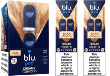 Imperial Brands launches Creamy Tobacco Blu vape pods Pack shots of Creamy Tobacco Blu pods.