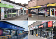 Scottish convenience remains in growth ahead of the UK Exterior image of Spar Renfrew, Premier Broadway Convenience Store, KeyStore Kilmacolm Road and Day-Today Anniesland.