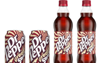 Dr Pepper fizzes up new Cream Swirl flavour Pack shots of Dr Pepper Cream Swirl 330ml cans and 500ml bottles.
