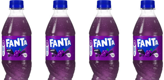 Fanta Grape brings a fruity twist for UK launch Pack shots of Fanta Grape 500ml bottles.