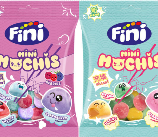 Fini brings an Asian touch with its new Mini Mochis Pack shots of Fini Mini Mochis Fruits and Fini Mini Mochis Berries.