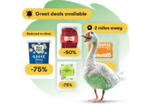 Gander approved as new supplier for Morrisons Daily Advert for Gander featuring a goose with discounted food product shots.