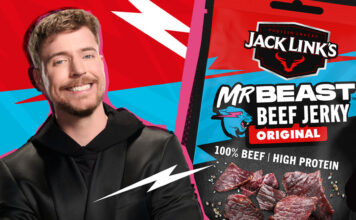 Jack Link’s unveils collab with YouTuber Mr Beast Promotional image of the collaboration between Mr Beast and Jack Link's.