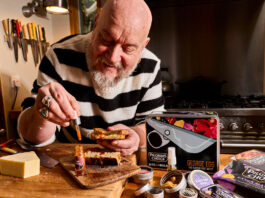 Pilgrims Choice invites George Egg to Bite Into Bold George Egg, also known as the Snack Hacker, adds hot sauce to his cheese toastie.