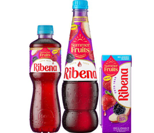 Ribena introduces new Summer Fruits flavour Pack shots Ribena Summer Fruits 850ml Squash, 500ml bottle and 250ml carton.