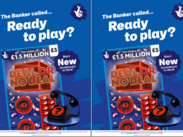 Allwyn launches Deal or No Deal Scratchcard Promotional image for the Deal or No Deal National Lottery Scratchcard.