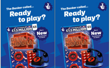 Allwyn launches Deal or No Deal Scratchcard Promotional image for the Deal or No Deal National Lottery Scratchcard.