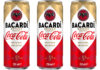 CCEP grows Bacardí & Coca-Cola range with Spiced variant Pack shots of Bacardí Spiced & Coca-Cola cans.