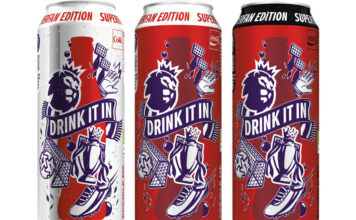 Coca-Cola launches new 500ml ‘Supercans’ Pack shots of Coca-Cola Original Taste, Coca-Cola Zero Sugar and Diet Coke 500ml 'Supercans' with Premier League promotions across the design.