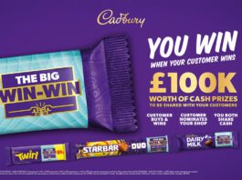 Cadbury’s Big Win-Win returns with £100k worth of prizes Promotional image for the Cadbury Big Win-Win competition for 2026.