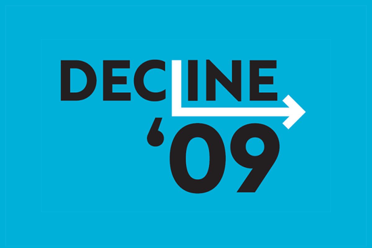 Campaign image for the Association of Convenience Store's Decline'09 campaign.