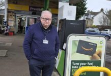 RaceTrack slams police for drive-offs reporting confusion Derek Paton, manager at Premier RaceTrack Pitstop Crowwood, stands in the middle of the store's forecourt.