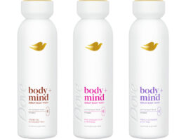 Dove brings a premium touch with Body + Mind range Pack shots of Dove Body + Mind Jojoba Oil & Coconut Milk, Dragon Fruit & Primrose and French Lavender & Oat Milk.